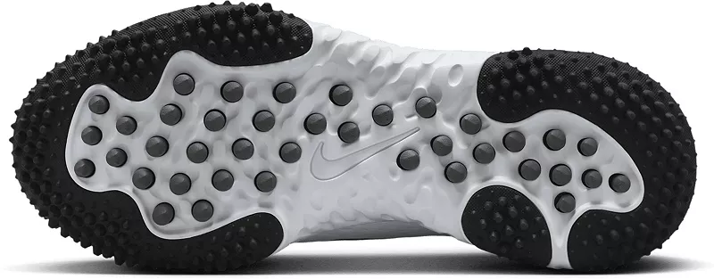 Женские кроссовки для софтбола для газона Nike Alpha Huarache Elite 4, черный/белый — фото 2