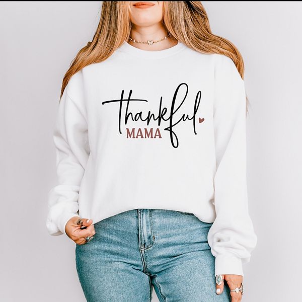 

Свитшот Thankful mama heart Simply Sage Market, White, Белый, Свитшот Thankful mama heart Simply Sage Market, White