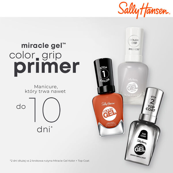 Базовое покрытие под лак для ногтей, фиксирующее цвет, 14,7 мл Sally Hansen Miracle gel — фото 3