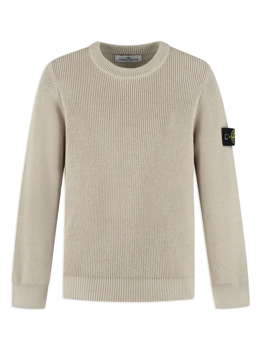 

Свитер с нашивкой Compass Stone Island Junior, нейтральный