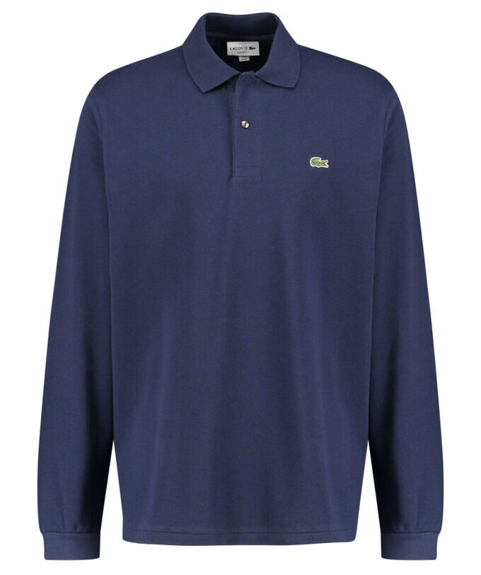 Рубашка поло Lacoste, мужская, классическая, синяя