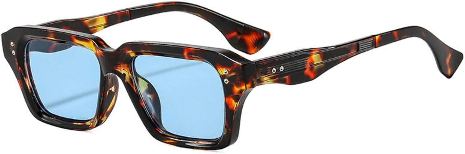 

Солнцезащитные очки Willochra прямоугольной формы для мужчин и женщин, модные солнцезащитные очки в квадратной оправе, ретро-стиль 90-х, дизайнерские, с защитой от УФ-излучения UV400, C6