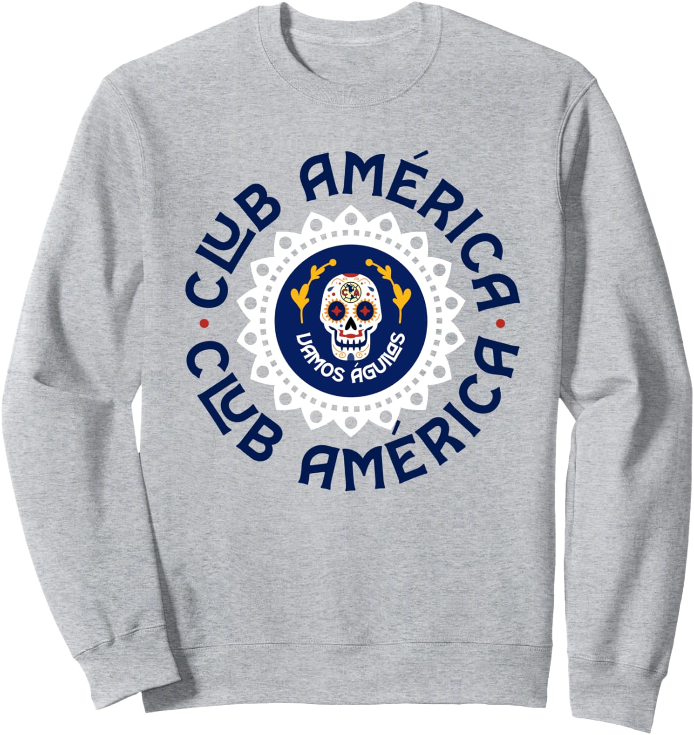 

Dia de los muertos - День мертвых, 1 ноября. Толстовка Club America, серый