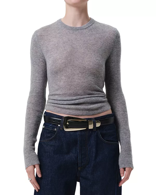 

Свитер с круглым вырезом Alessia Citizens Of Humanity, серый