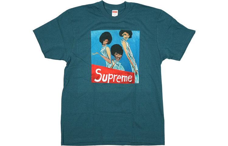 

Футболка унисекс Supreme, бирюзовый