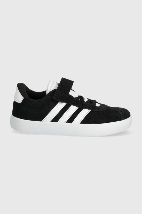 adidas Детские замшевые кроссовки VL COURT 3.0 EL C, черный — фото 2