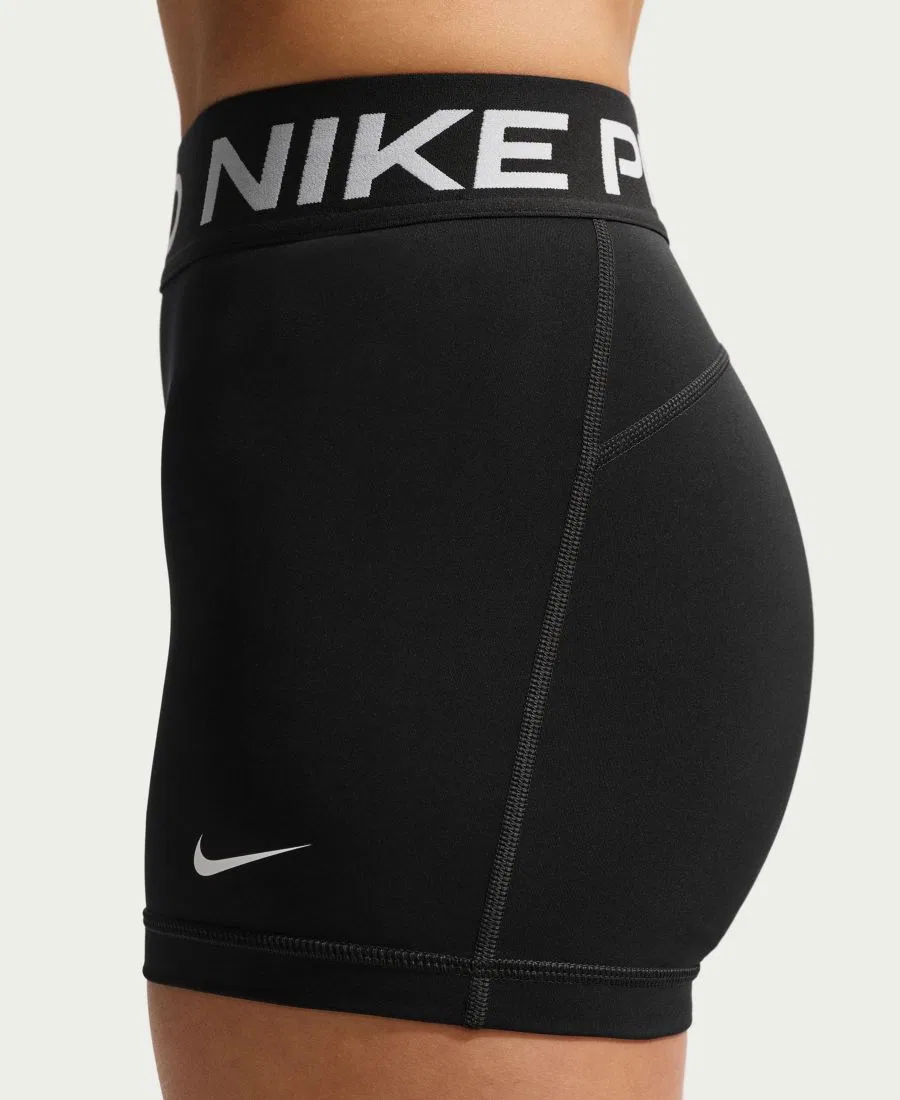 Женские велосипедные шорты со средней посадкой Nike, Black/White — фото 4