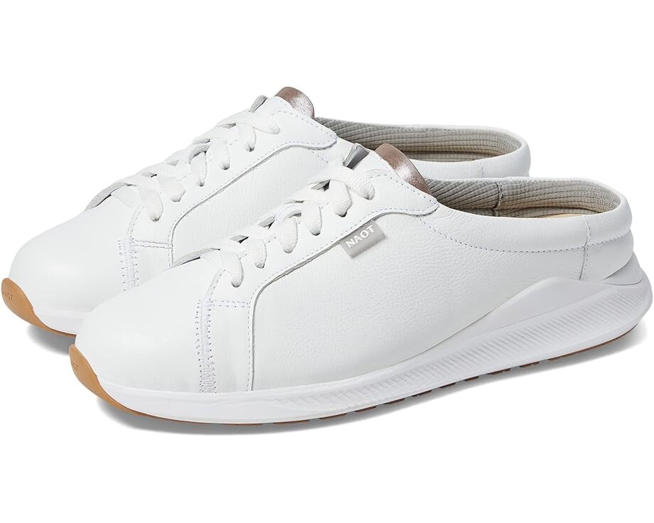 Кроссовки Naot Radon, цвет Soft White Leather/Silver Threads Leather