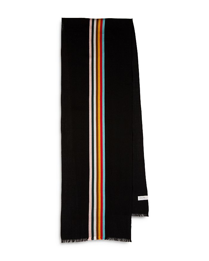 

Шарф из смеси шерсти Paul Smith, черный