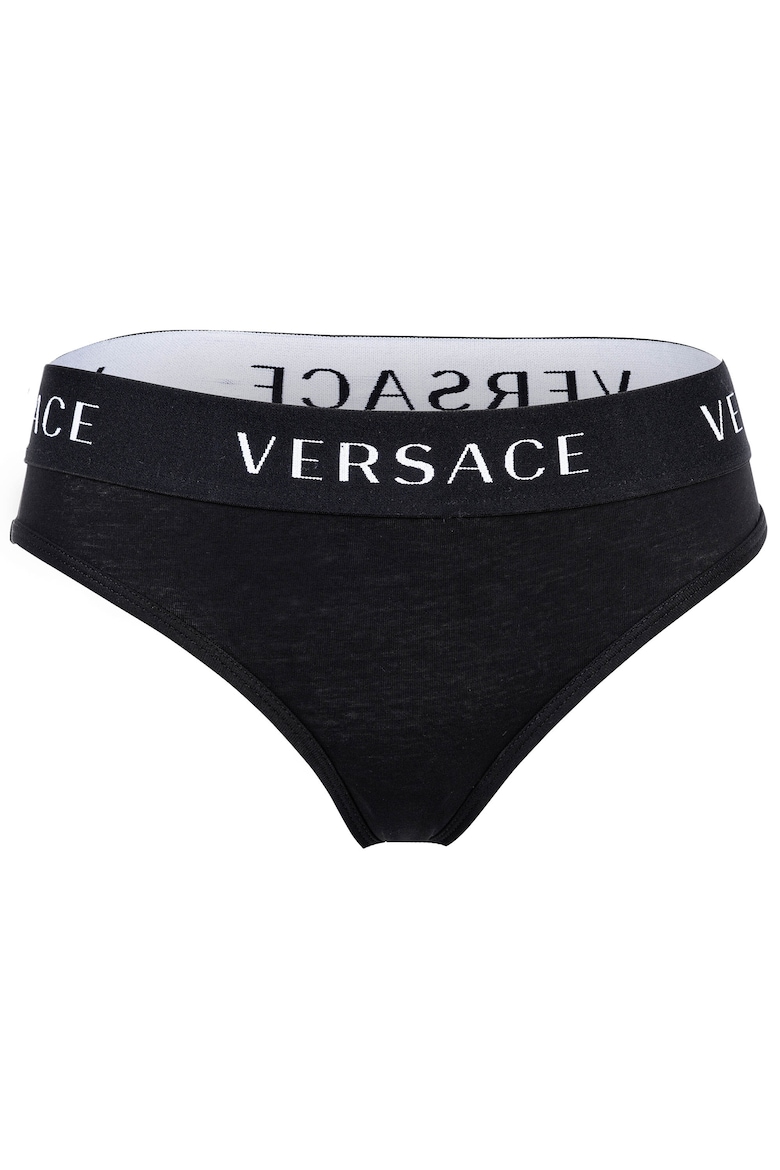 

Бикини с логотипом на талии Versace, черный