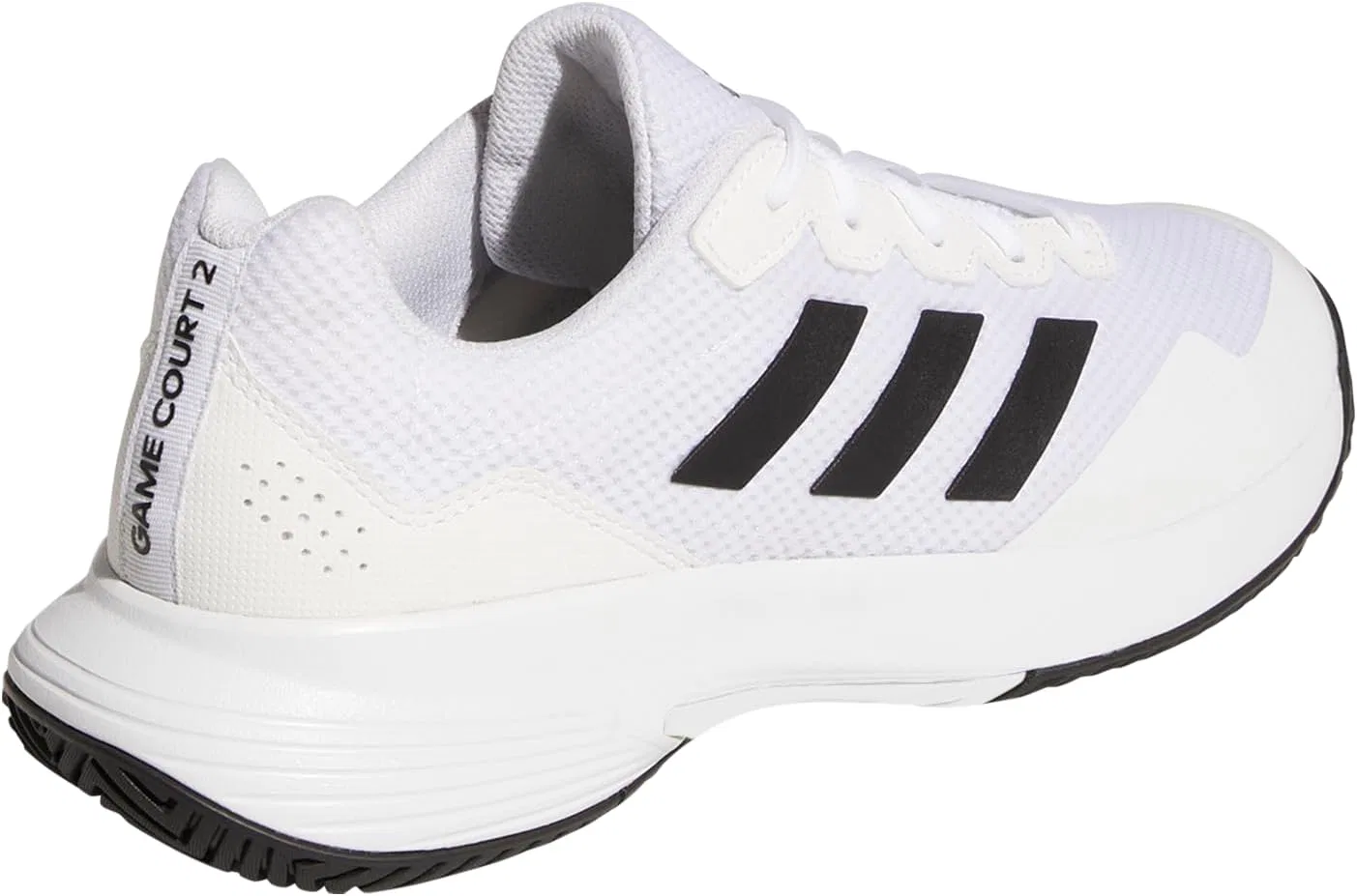 Кроссовки для тенниса adidas, мужские, цвет White/Core Black/White — фото 3