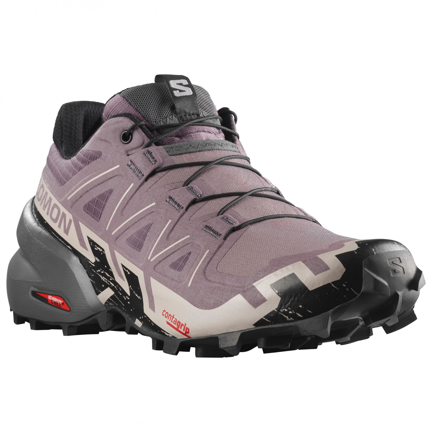 

Кроссовки для бега по пересеченной местности Salomon Women's Speedcross 6, цвет Moonscape/Black/Ashes Of Roses, Белый, Кроссовки для бега по пересеченной местности Salomon Women's Speedcross 6, цвет Moonscape/Black/Ashes Of Roses