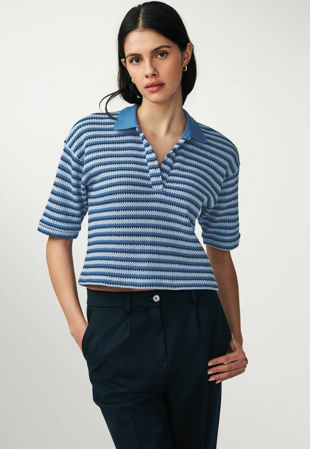 

Рубашка-поло SHORT SLEEVE REGULAR FIT Next, цвет blue