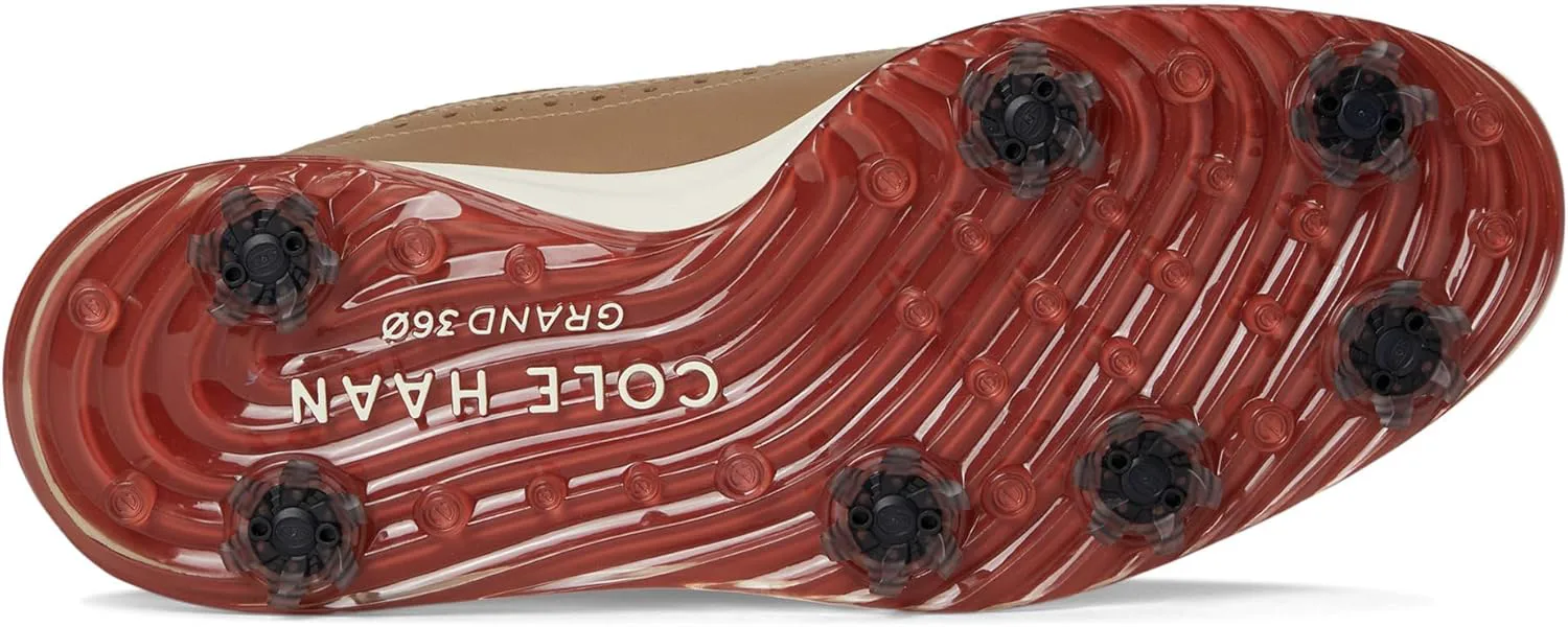 Мужские водонепроницаемые кроссовки Cole Haan Original Grand Tour для гольфа, бежевый/слоновая кость — фото 3