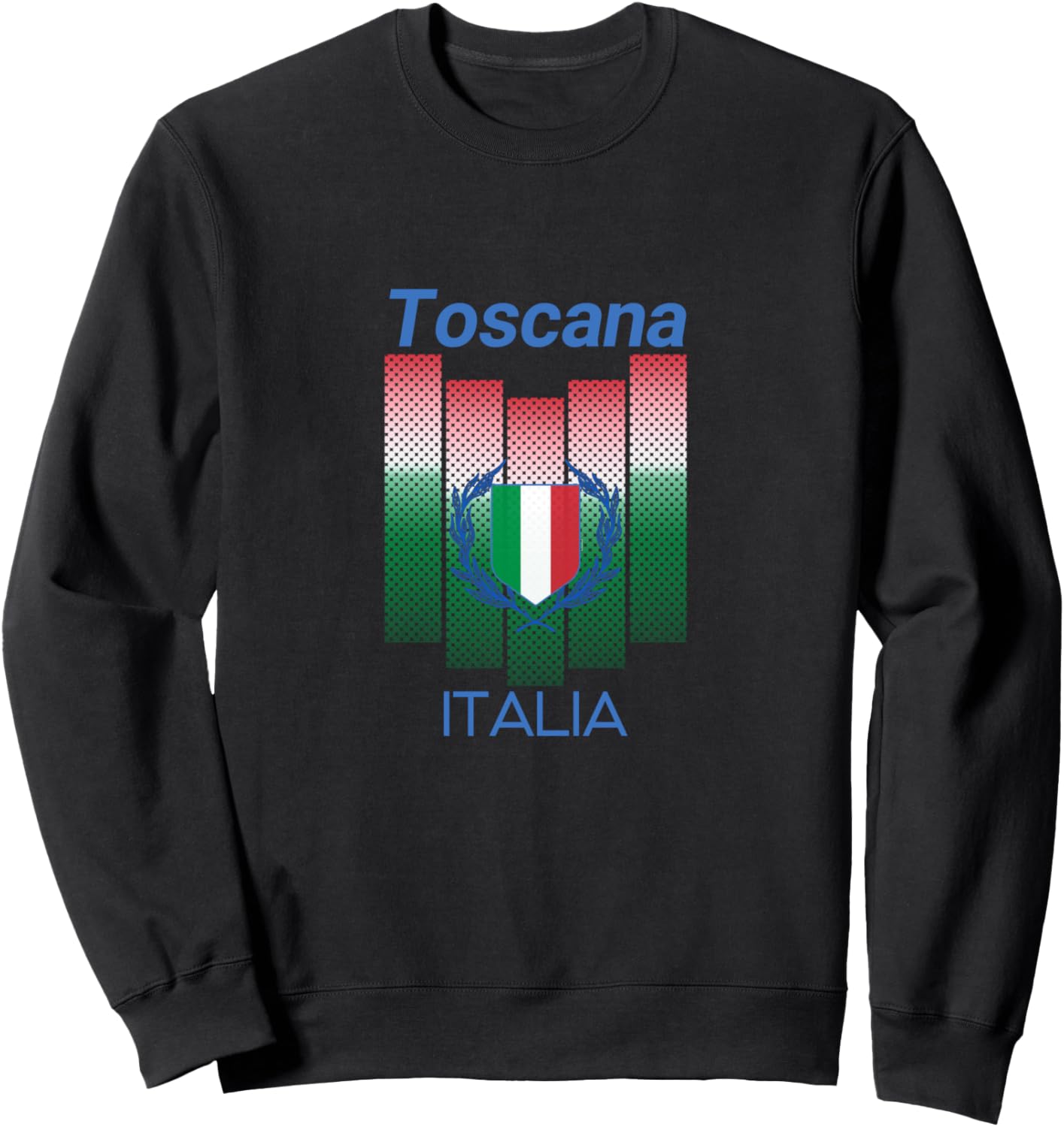 

Толстовка с надписью «Отдых в Тоскане и итальянская гордость» Toscana Souvenir Apparel, черный