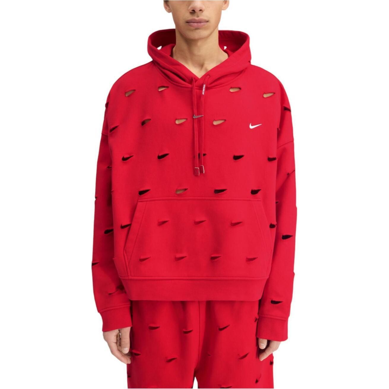 Толстовка X Jacquemus унисекс красная Nike, красный — фото 2