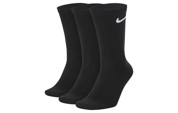 Nike Комплект из 3 пар высоких носков для мужчин Black — фото 2