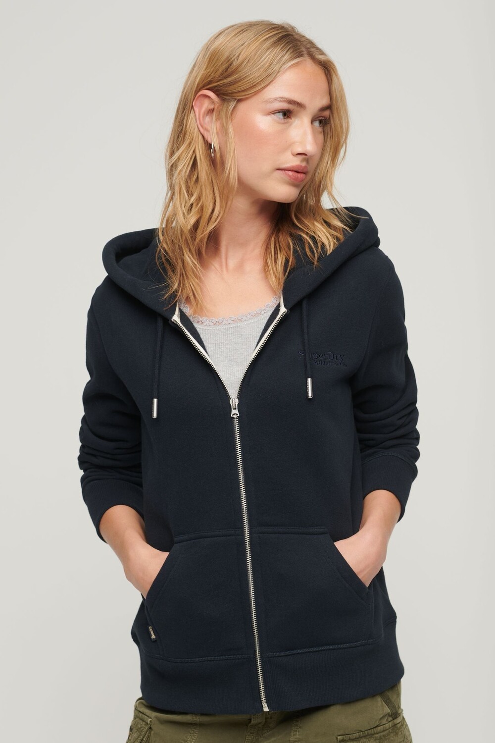 

Толстовка Essential с логотипом Superdry, синий
