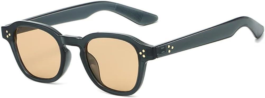 

Солнцезащитные очки с защитой от УФ-излучения UV400 | Легкая оправа в стиле панк с градиентным рисунком | Для женщин и мужчин, для занятий спортом на открытом воздухе и вождения DSVIGF, Gray-lightbrown