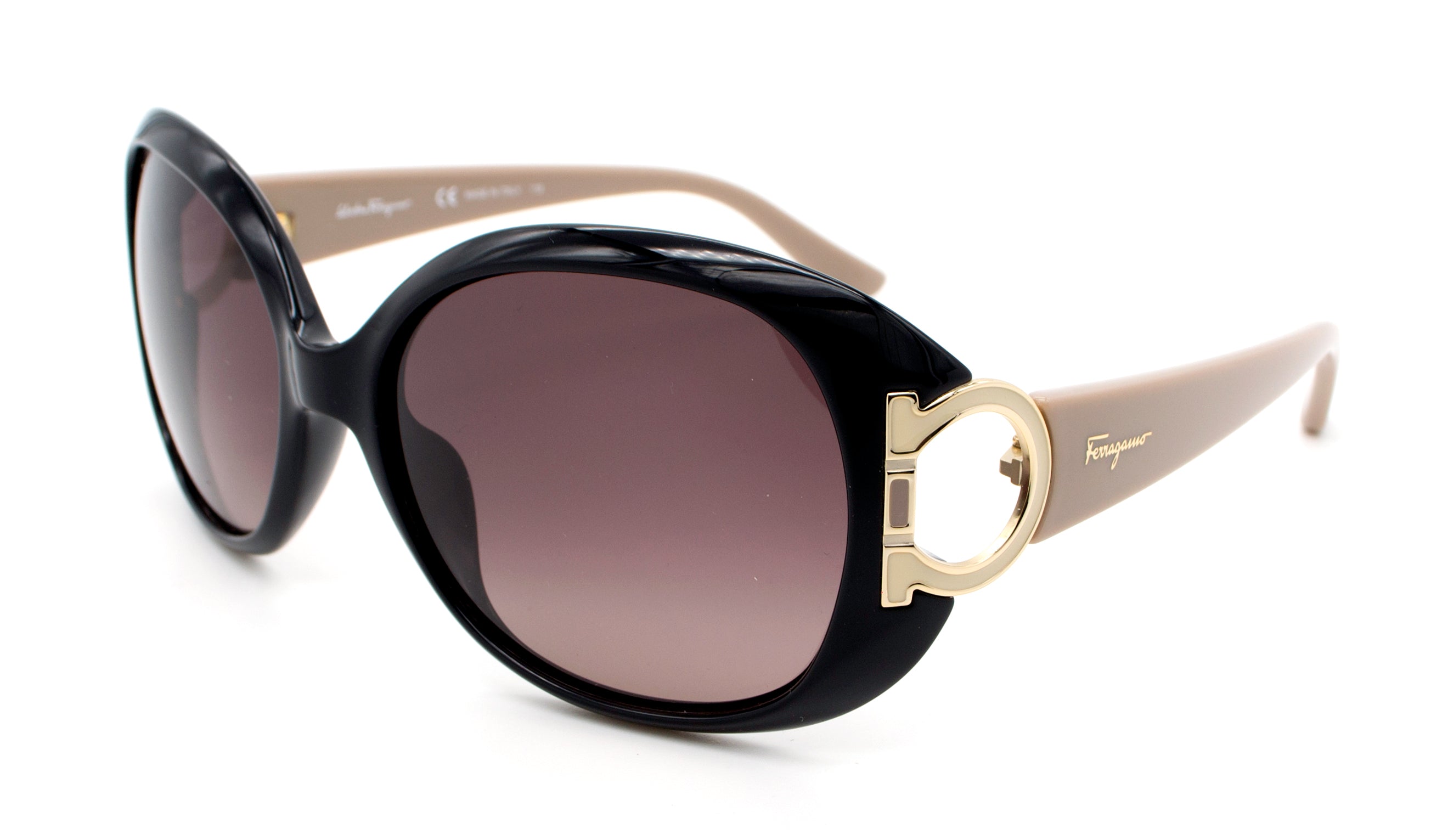 

Женские солнцезащитные очки Salvatore Ferragamo, черный