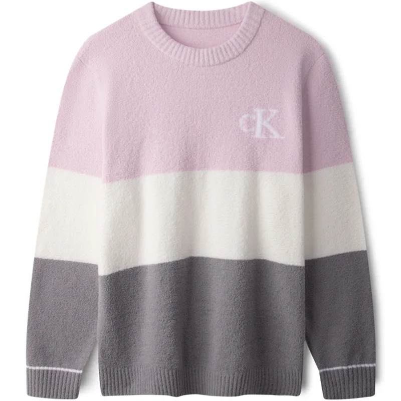 Пижамная блузка унисекс Calvin Klein, LSC-Lake Blue Multicolor — фото 3