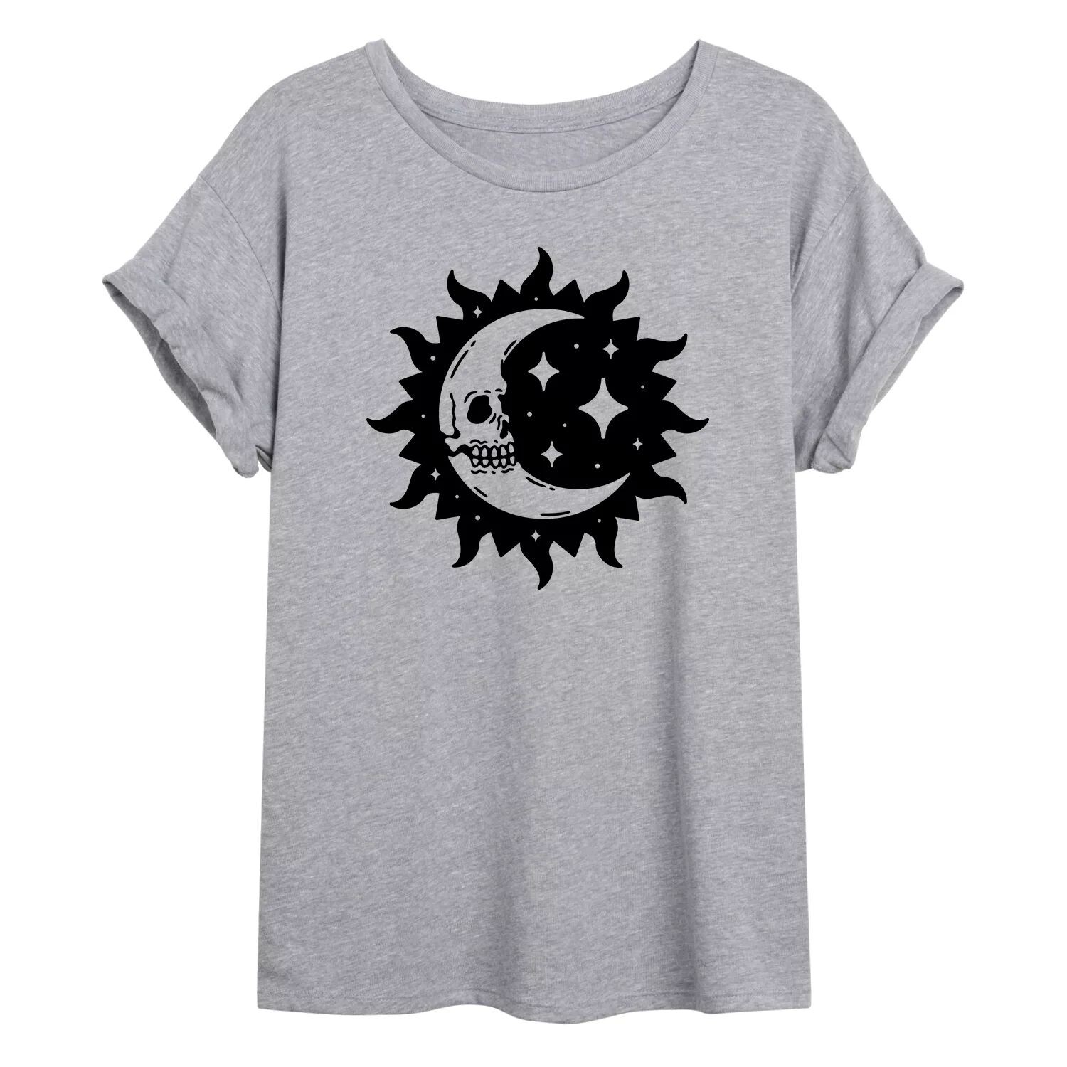 

Большая футболка с рисунком Celestial Moon Skull для юниоров Licensed Character