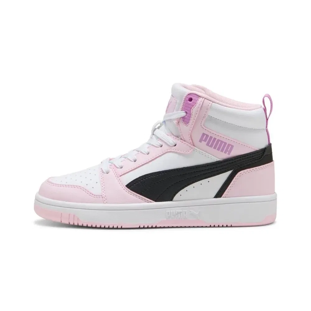 Сникерсы низкие, Rebound V6 Mid JR, Puma, белый — фото 3