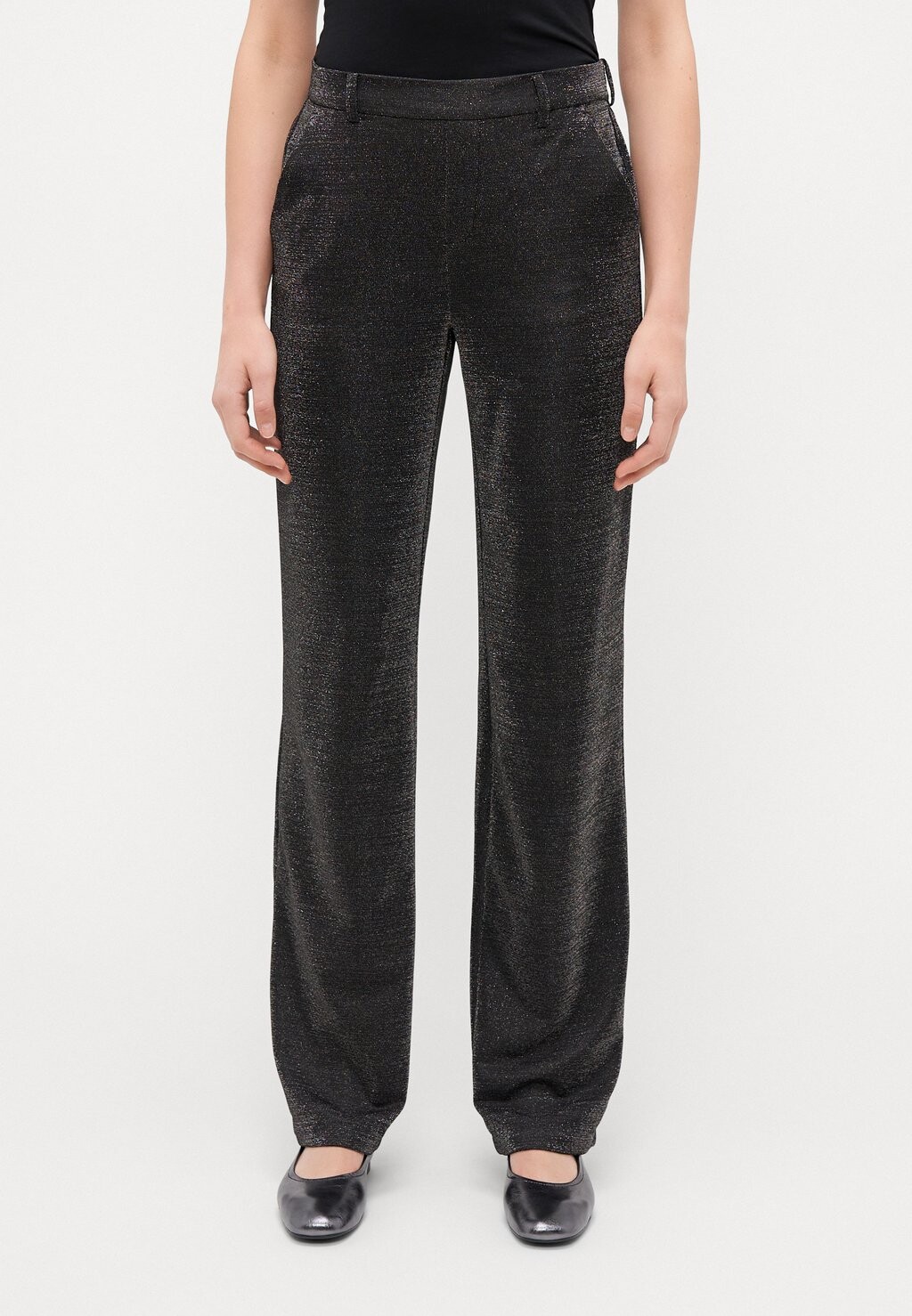 

Брюки VMSHALI STRAIGHT SHINY Vero Moda Tall, черный