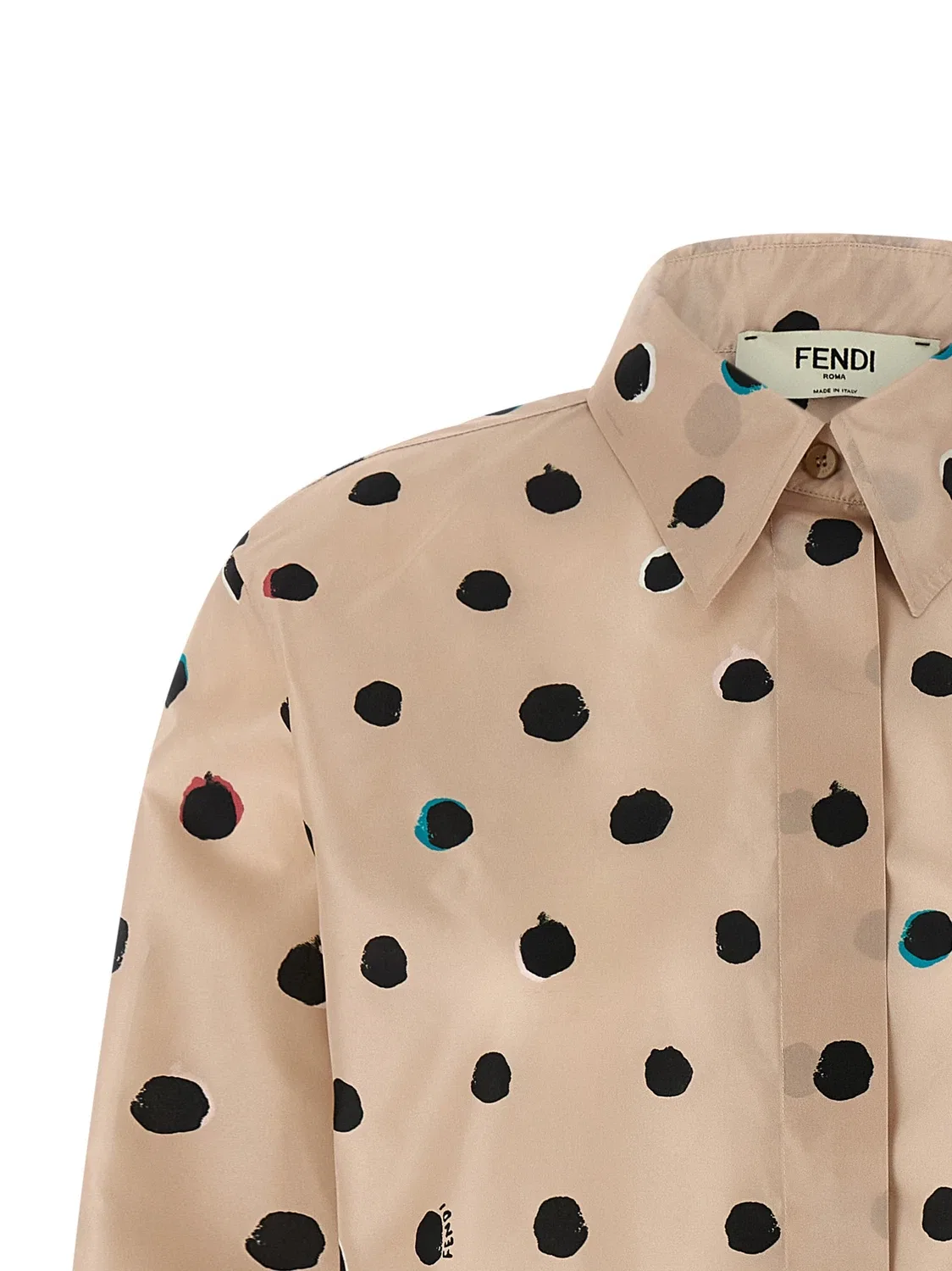 Рубашка 'Falena Dots' FENDI, розовый — фото 3