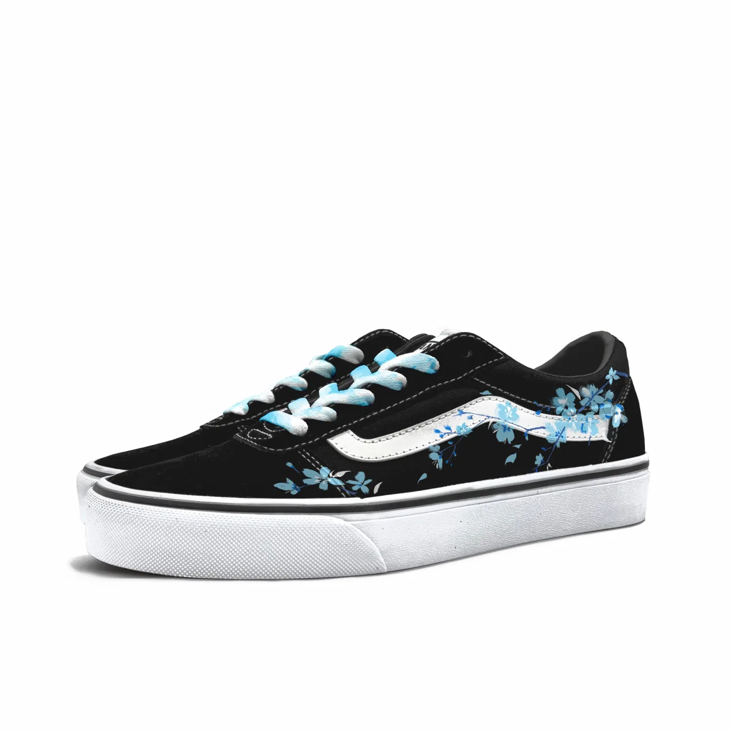 Кроссовки скейтбордические Vans Light Blue — фото 4