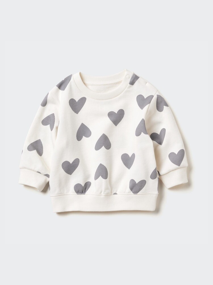 

Толстовка для малышей с рисунком Uniqlo, цвет 01 белый