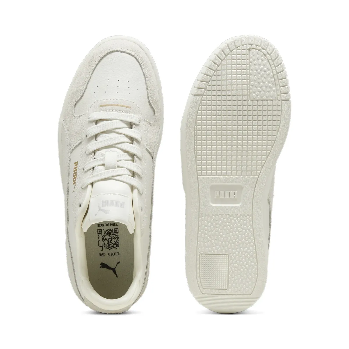 Кроссовки PUMA "CARINA STREET SD", цвет Vapor Gray-Vapor Gray- Puma Gold — фото 4