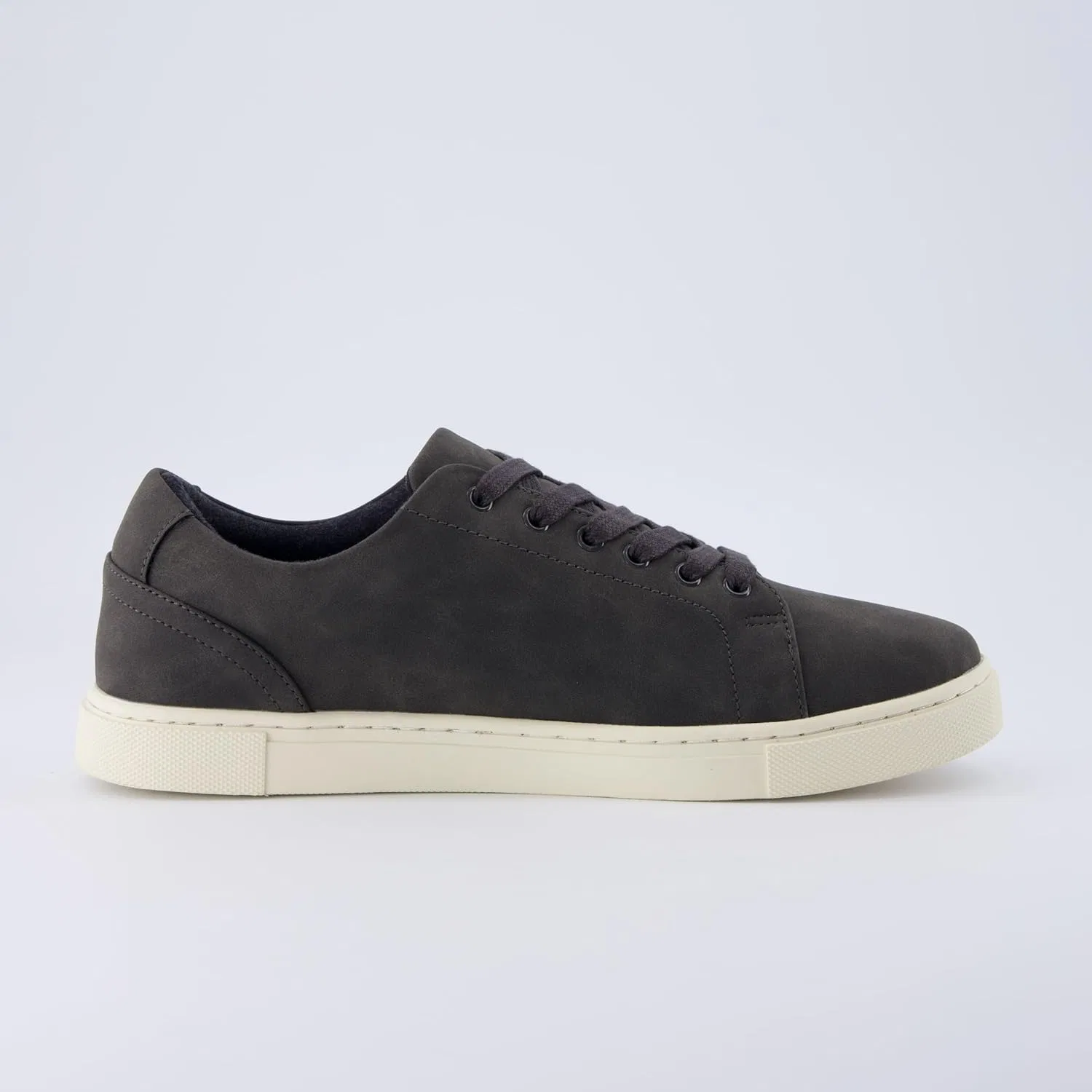 Мужские кроссовки на шнуровке CUSHIONAIRE Princeton с комфортной пеной, Anthracite Off-White — фото 4