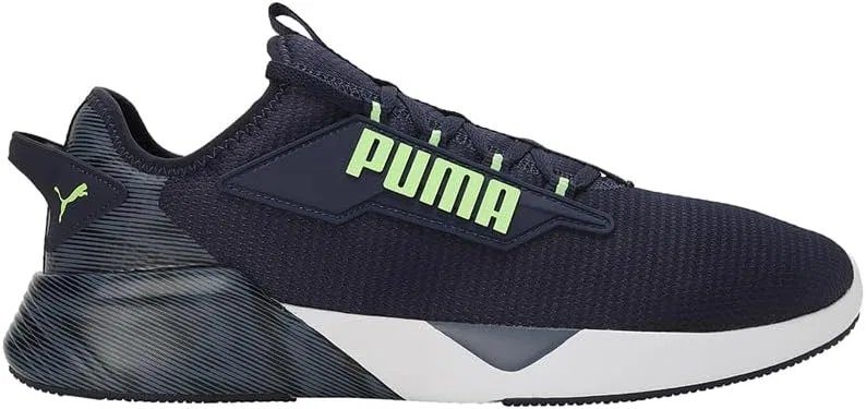 Кроссовки PUMA Unisex Retaliate 2 Hyperwave Straßen-Laufschuh, Puma Navy Black Navy Speed Green Inky Blue Puma Black — фото 2