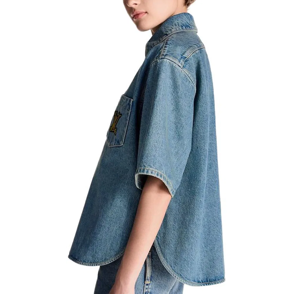 Рубашка SS25 Women's Blue LOUIS VUITTON — фото 4