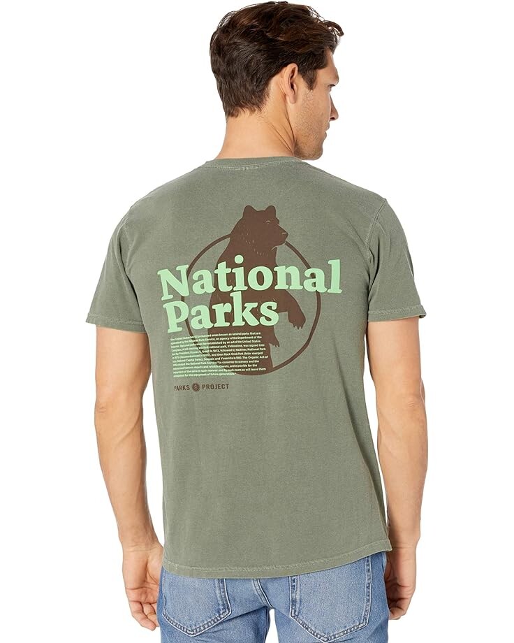 

Футболка Parks Project Our National Parks Puff Print Pocket Tee, желтый
