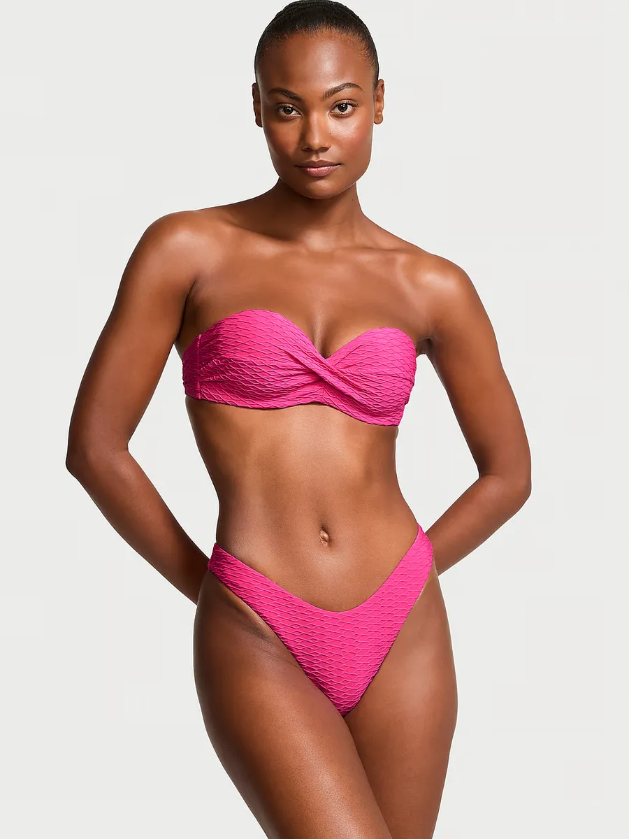 

Топ-бандо Mix & Match Twist Push-Up Victoria'S Secret Swim, розовый