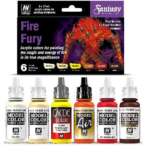 

Миниатюра Vallejo Fantasy Color Series: Fire Fury