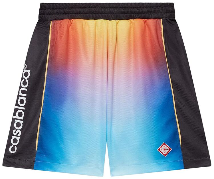 

Шорты Casablanca Printed Football Shorts 'Gradient', синий