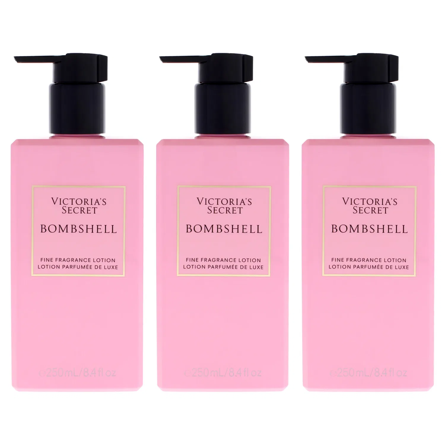 Лосьон для тела Bombshell by Victorias Secret для женщин - 240 мл - упаковка из 3 штук, белый