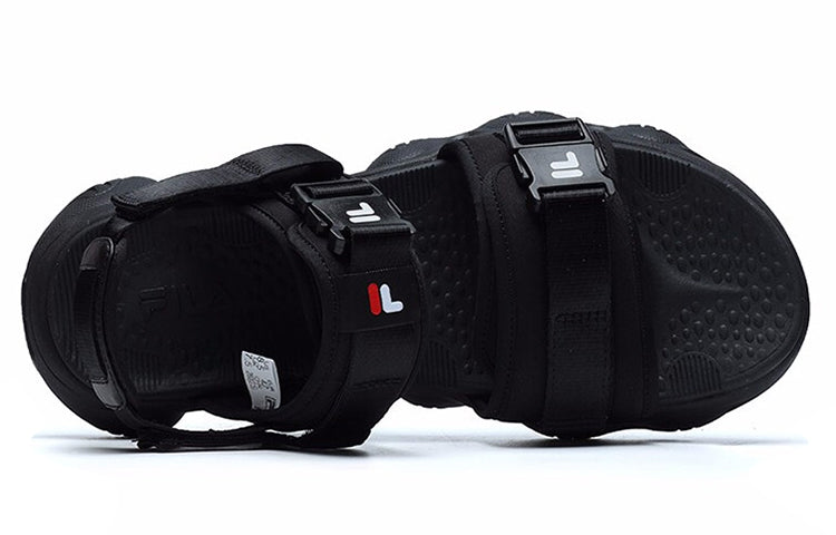 Сандалии FILA Jagger Sandal Casual Fashion Black Sandals, черный — фото 4