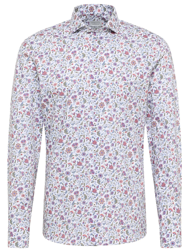 

Рубашка Eterna Hemd SLIM FIT, цвет lavender