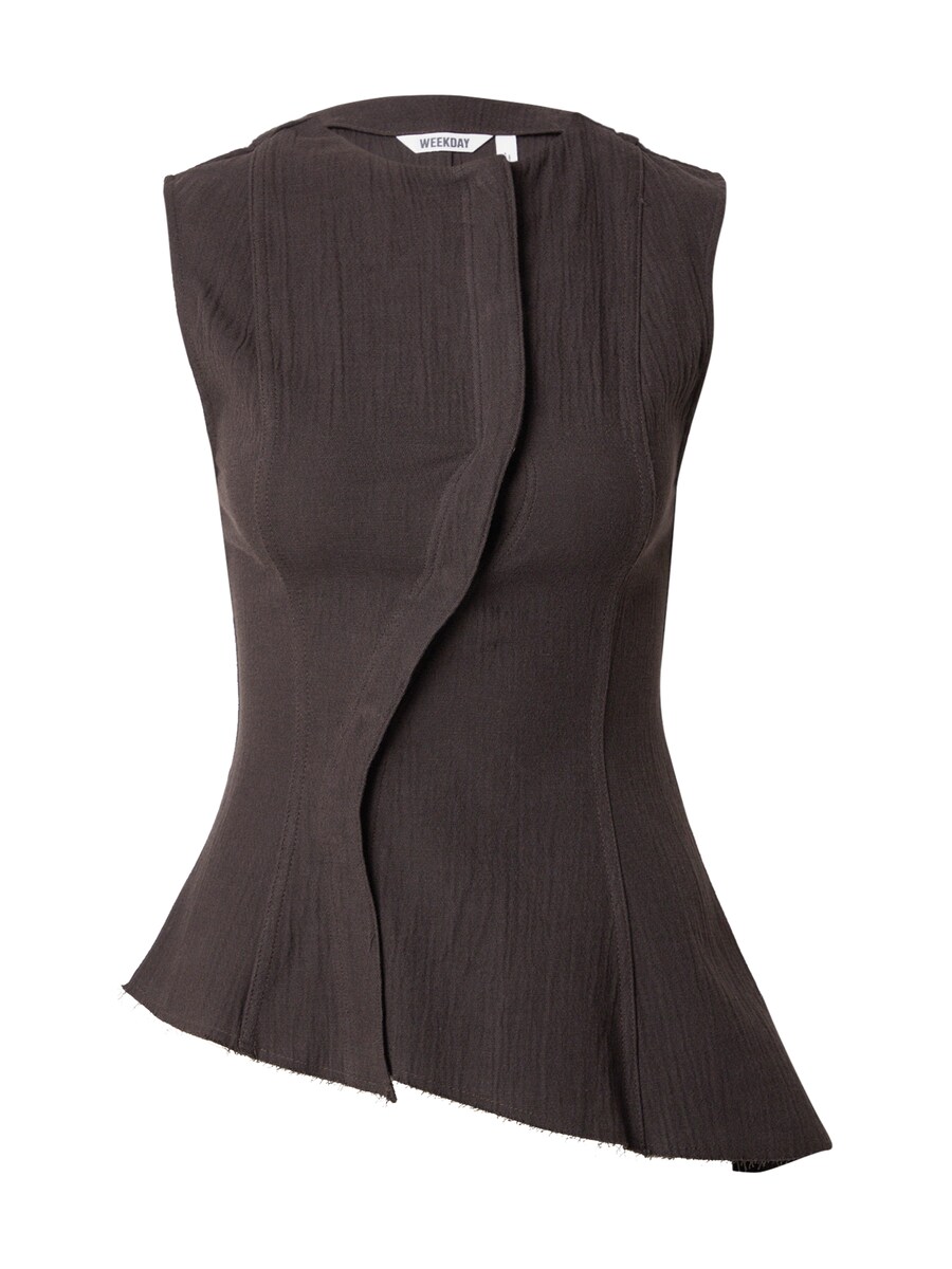 

Блуза WEEKDAY Ibis, Dark brown