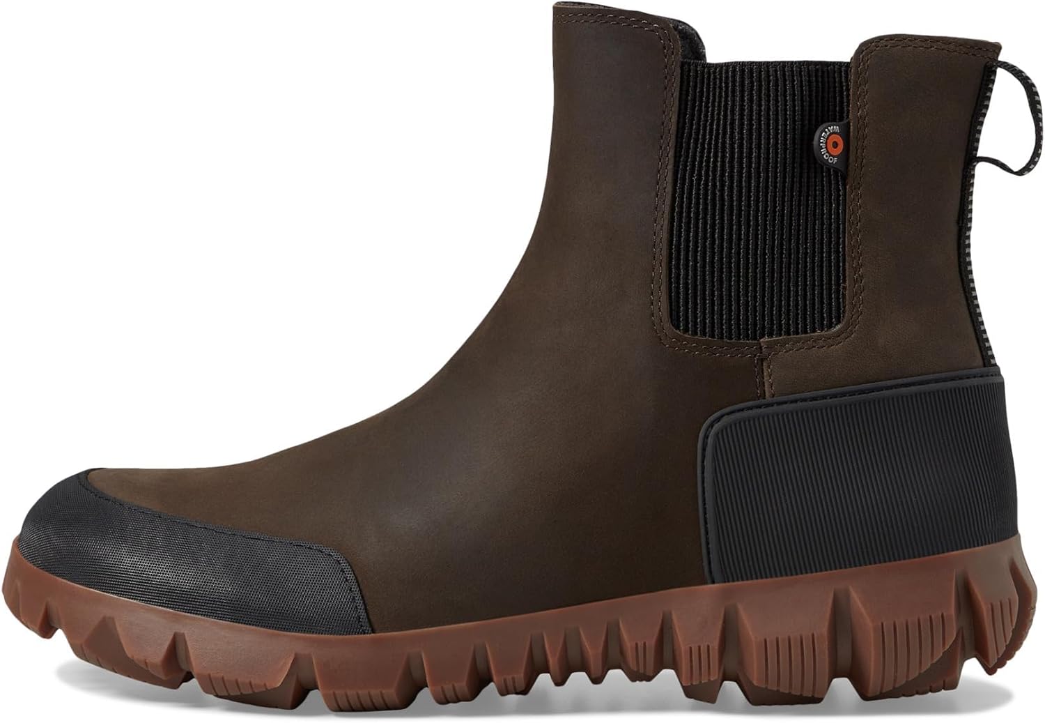 Мужские водонепроницаемые ботинки Arcata Urban Leather Chelsea Bogs, шоколадный — фото 4
