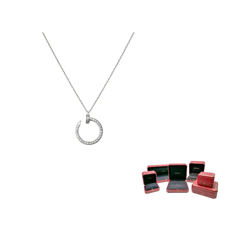 

Cartier Ожерелье 10's 18kt White Gold Juste Un Clou с бриллиантами