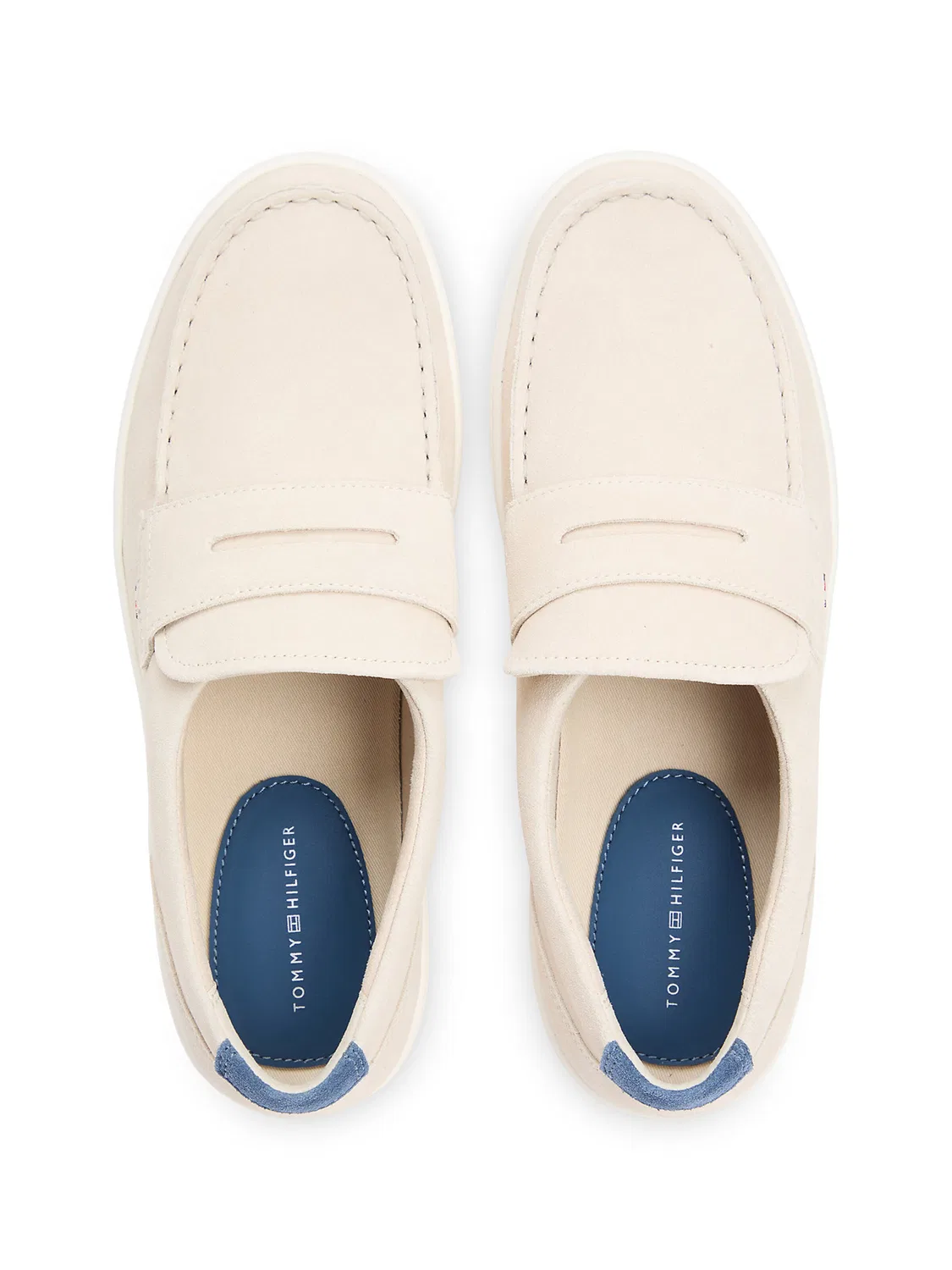 Низкие туфли Tommy Hilfiger, Cream — фото 3