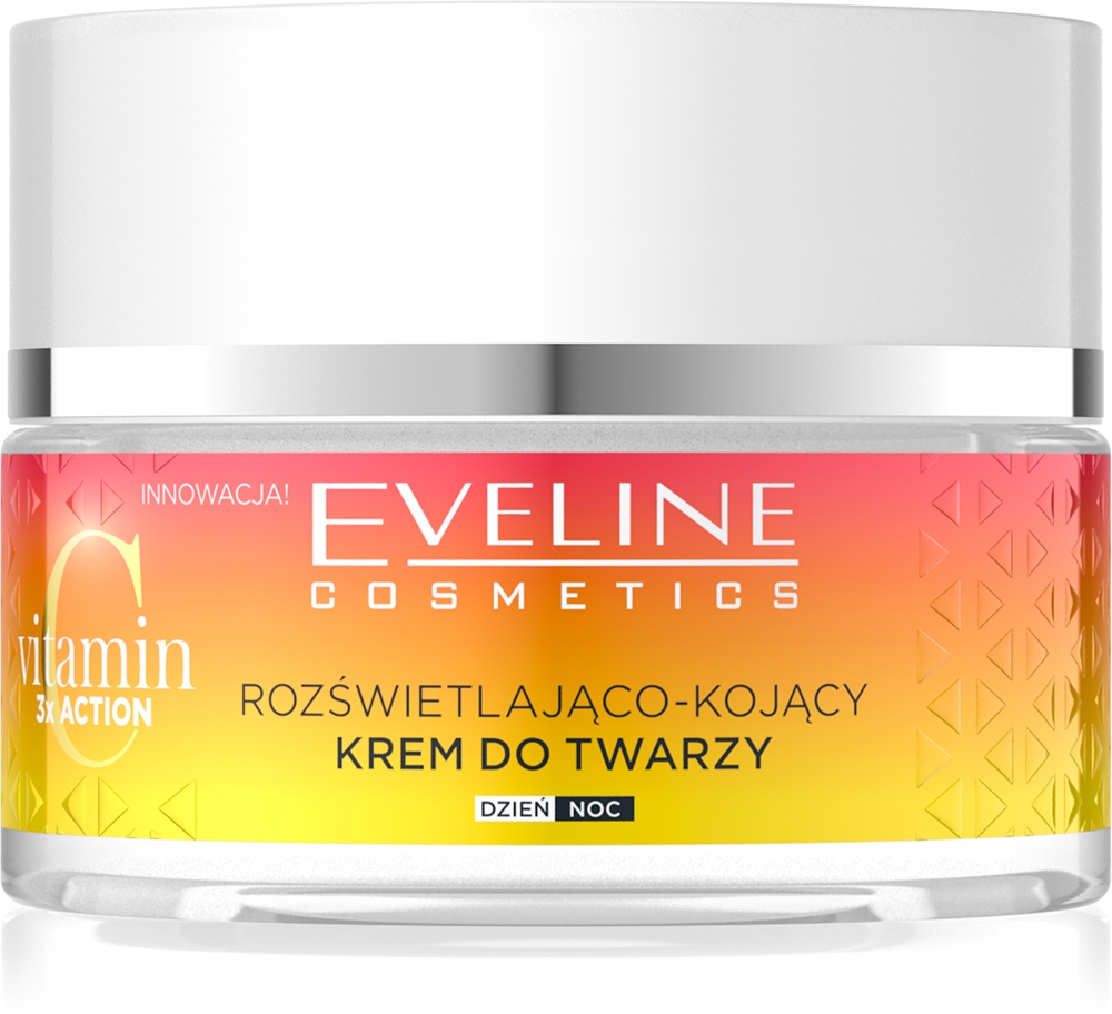 

Осветляющий крем с витамином С 3-кратного действия и успокаивающим эффектом Eveline Cosmetics, 50 мл