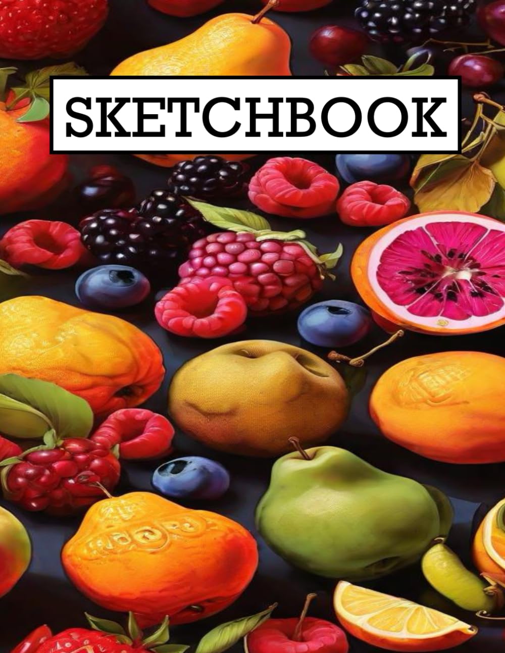 

Sketchbook: Notebook for Drawing, Writing, Painting and Doodle, 120 Pages, 8.5 x 11 (Fruit Cover Series Vol 2) (Spanish Edition) (Independently published)