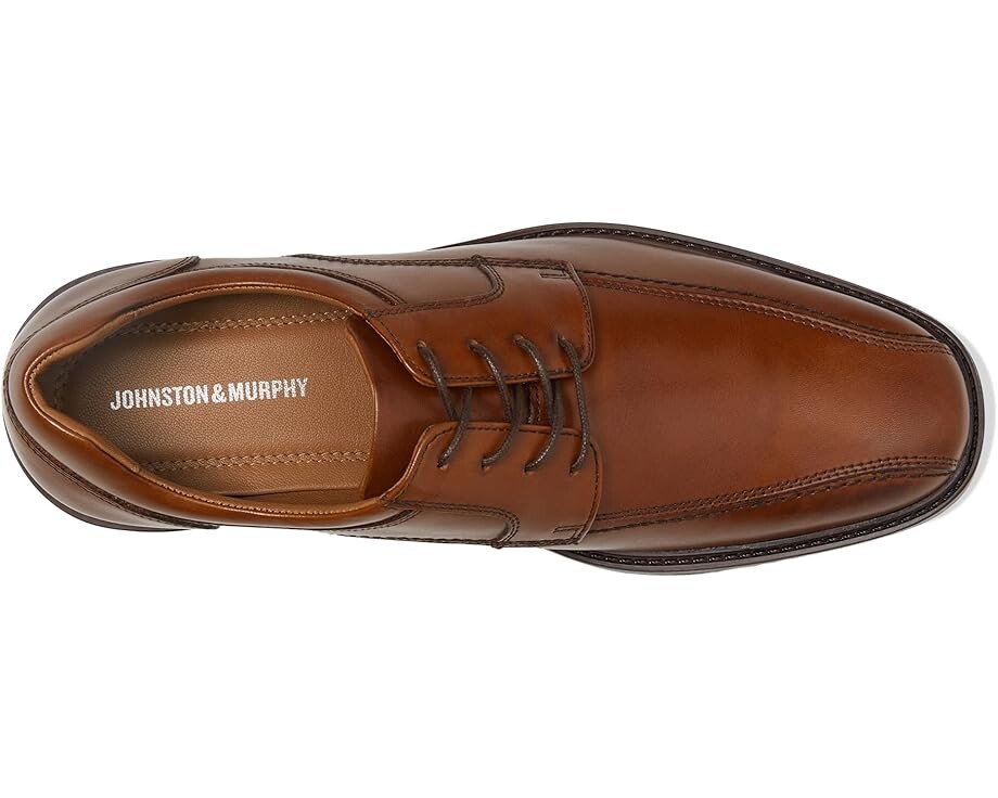 Оксфорды Johnston & Murphy Tabor Runoff Lace-Up, цвет Tan Calfskin — фото 2