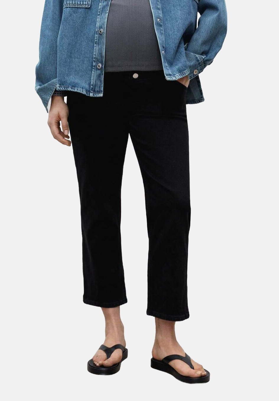 

Джинсы прямого кроя STRAIMUM Mango, цвет Black Denim
